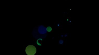 Noel ışıkları Parlatıcı ve twinkle. Yeni yıl, bayram.
