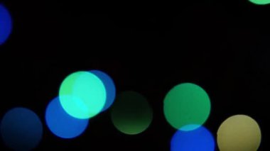 Noel ışıkları Parlatıcı ve twinkle. Yeni yıl, bayram.