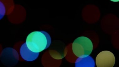 Noel ışıkları Parlatıcı ve twinkle. Yeni yıl, bayram.