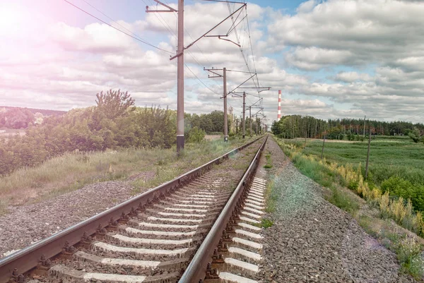 Demiryolu parça. Tren. Büyük dinlenme.