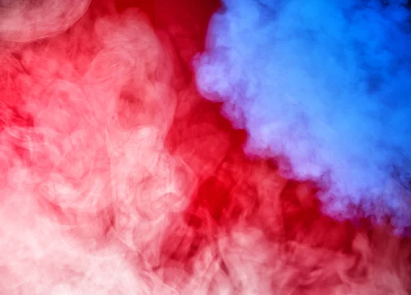 Fumaça Colorida Vermelho Azul Cinza — Fotografia de Stock