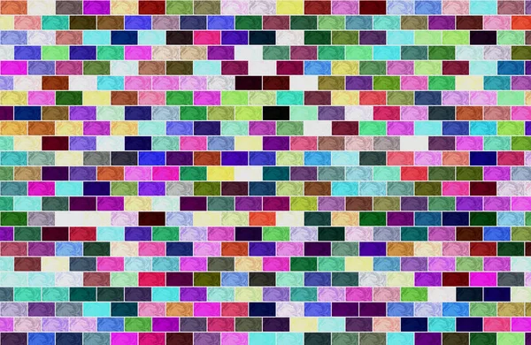 Cihlové Zdi Textury Pro Pozadí Vícebarevná Vertikální — Stock fotografie