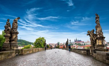 Prague, Çek Cumhuriyeti, Avrupa eyalet başkenti. Tarihi mekanları.