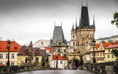 Prague, Çek Cumhuriyeti, Avrupa eyalet başkenti. Tarihi mekanları.