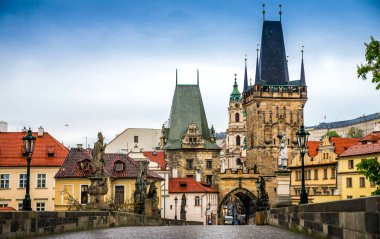 Prague, Çek Cumhuriyeti, Avrupa eyalet başkenti. Tarihi mekanları.