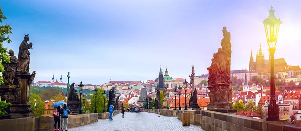 Πράγα Πρωτεύουσα Της Τσεχίας Ευρωπαϊκό Κράτος Ιστορικά Αξιοθέατα — Φωτογραφία Αρχείου