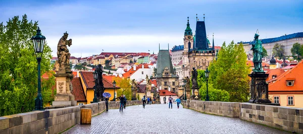 Прага Столица Чехии Европейское Государство Исторические Достопримечательности — стоковое фото