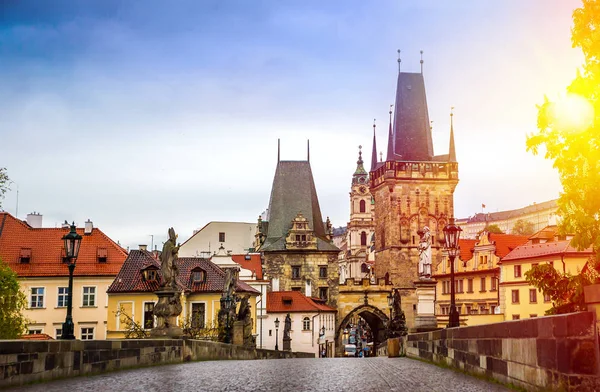 Prague Çek Cumhuriyeti Avrupa Eyalet Başkenti Tarihi Mekanları — Stok fotoğraf
