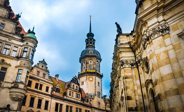 Úžasné Město Drážďany Německu Evropské Historické Centrum Kráse — Stock fotografie