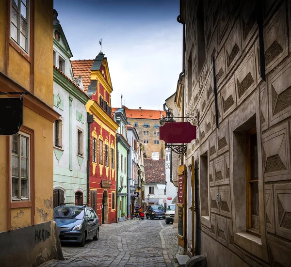 Cesky Krumlov Ciudad República Checa Centro Histórico Europeo Esplendor — Foto de Stock