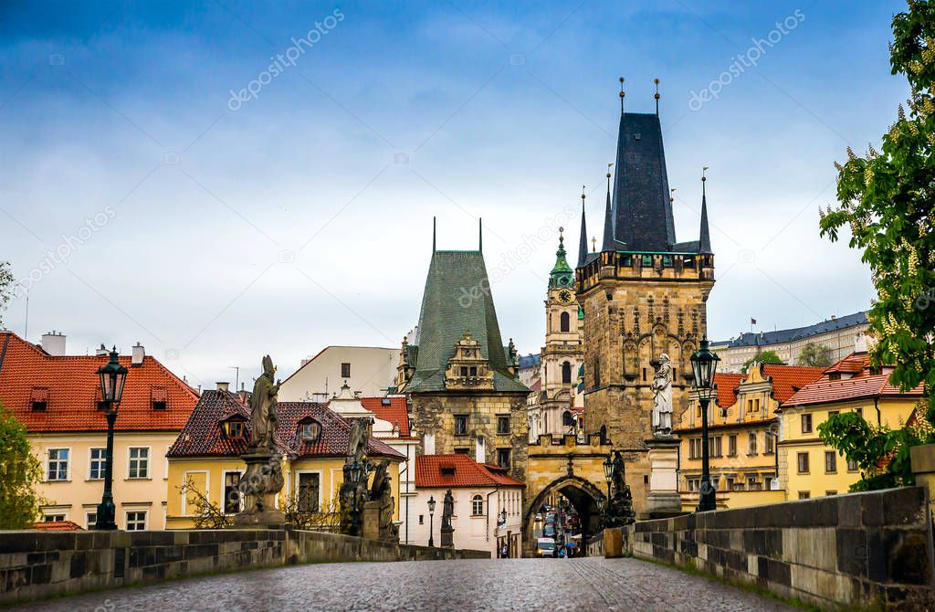 Prague, capital of Czech Republic, European state. Historical sights.