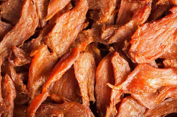 Tavuk eti, soya soslu fileto parçalarını üzerinden