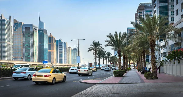 General View Dubai Marina Line City Skyline — Stock Photo, Image