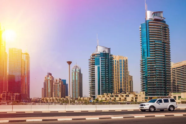 General View Dubai Marina City Skyline — Stock Photo, Image