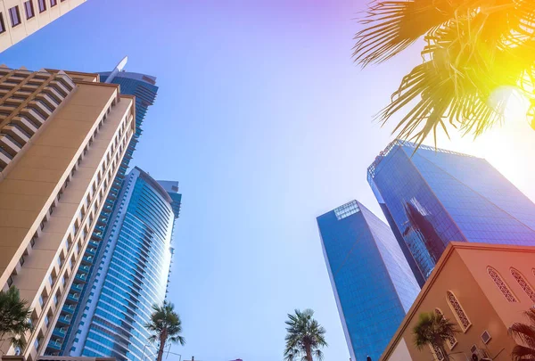 General View Dubai Marina City Skyline — Stock Photo, Image