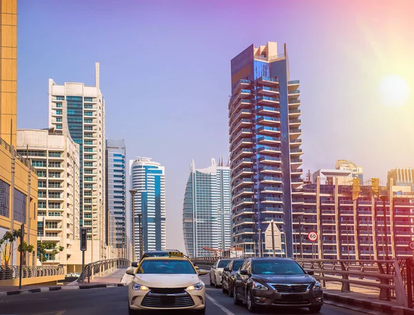 General View Dubai Marina City Skyline — Stock Photo, Image