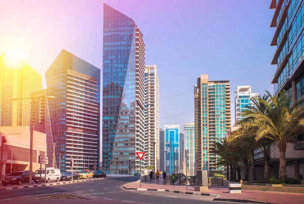 General View Dubai Marina City Skyline — Stock Photo, Image