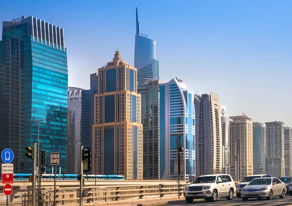 General View Dubai Marina City Skyline — Stock Photo, Image
