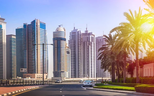 General View Dubai Marina City Skyline — Stock Photo, Image