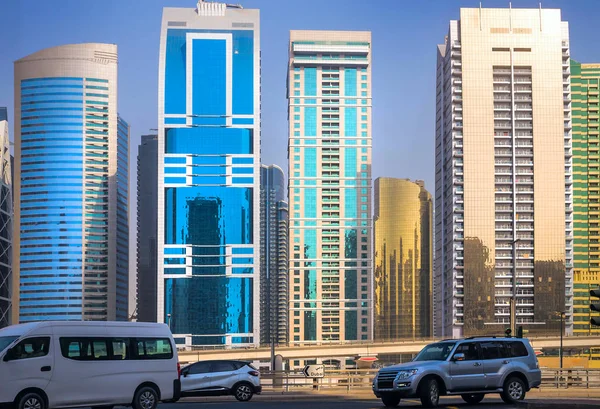 General View Dubai Marina City Skyline — Stock Photo, Image