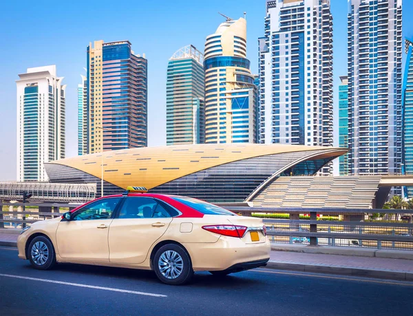 Vista General Dubai Marina Horizonte Ciudad —  Fotos de Stock