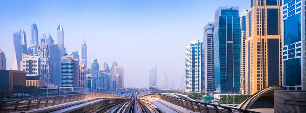 General View Dubai Marina Line City Skyline — Stock Photo, Image