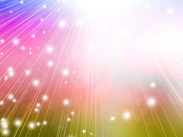 Sunrays Mysterious White Sparks Magic Background — Stock Photo, Image