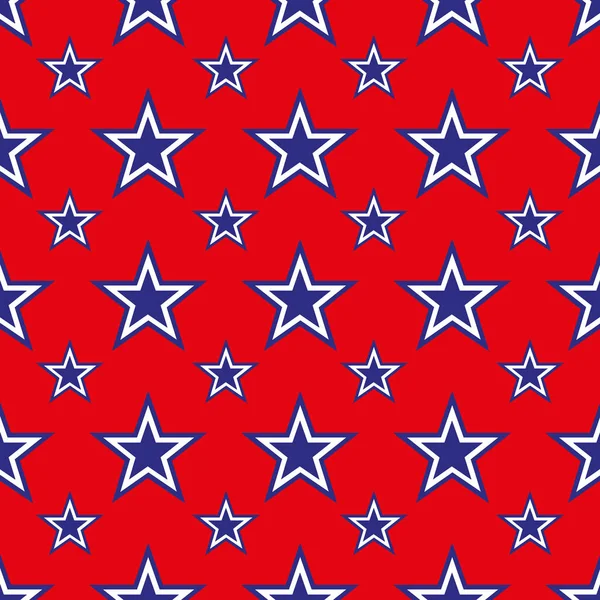 4Th July Background Blue Stars Red Background — Stock Photo, Image