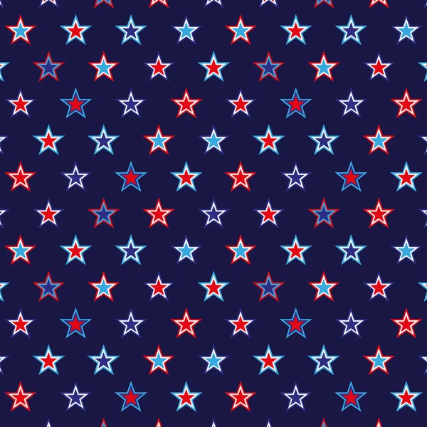 4Th July Background Stars Navy Blue Background — Stock Photo, Image