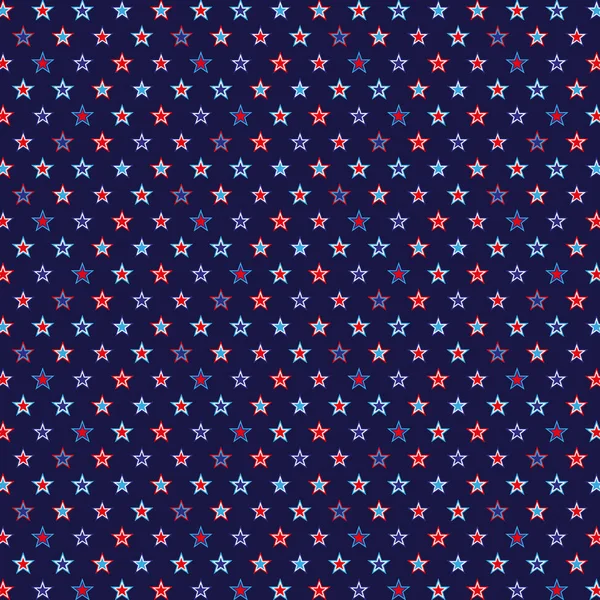 4 Temmuz arka plan Lacivert arka planda yıldızlarla 