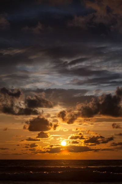 Beautiful Sunset Indian Ocean Dramatic Sky — Stock Photo, Image