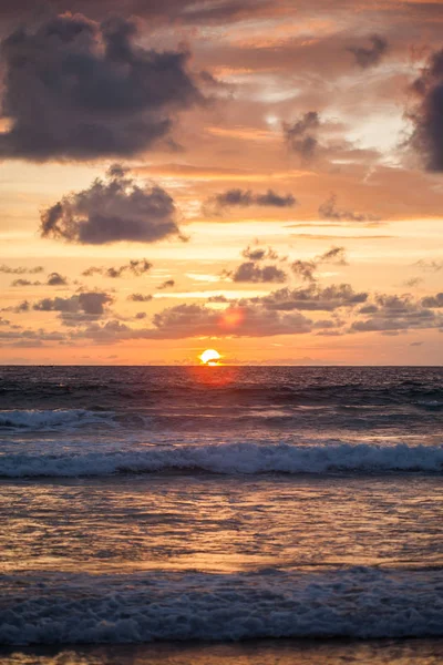 Beautiful Sunset Indian Ocean Dramatic Sky — Stock Photo, Image