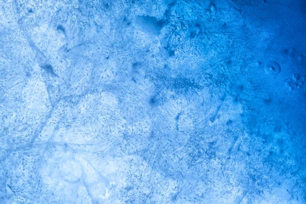 Текстурированный Синий Замороженный Лед Зимний Фон — стоковое фото