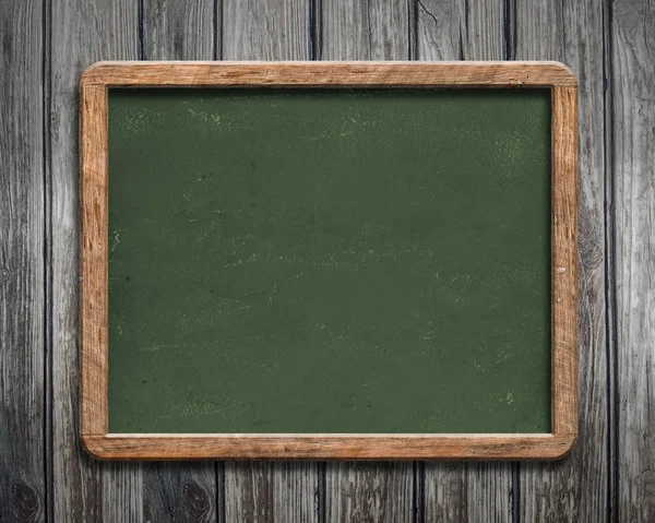 Eski yeşil kara tahta ahşap arka plan