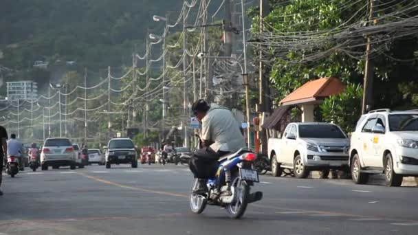 Phuket Thailandia Aprile 2017 Mercato Street Food Sullo Sfondo Del — Video Stock