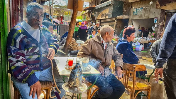 Каир Эгипт Февраль 2018 Влажный Рынок Рынке Хан Эль Халили — стоковое фото