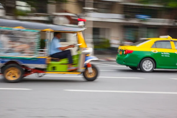 Бангкок Таїланд Жовтня 2016 Tuktuk Центрі Міста Бангкок Русі — стокове фото