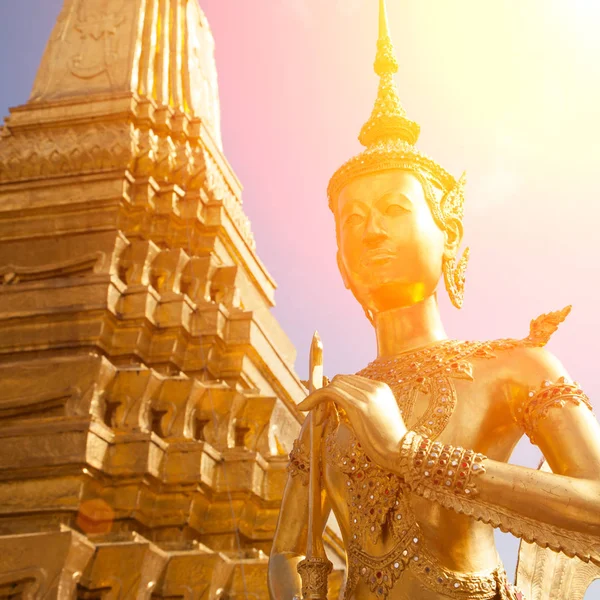 Gold Nara Grand Palace Bangkok Thailand — Stock Photo, Image