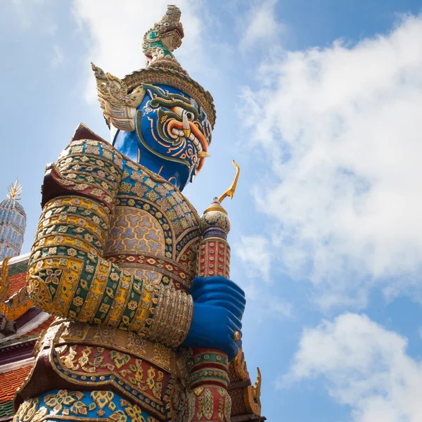 Guardiano Dei Demoni Wat Phra Kaew Grand Palace Bangkok — Foto Stock
