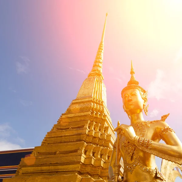 Nara Ouro Grand Palace Bangkok Tailândia — Fotografia de Stock