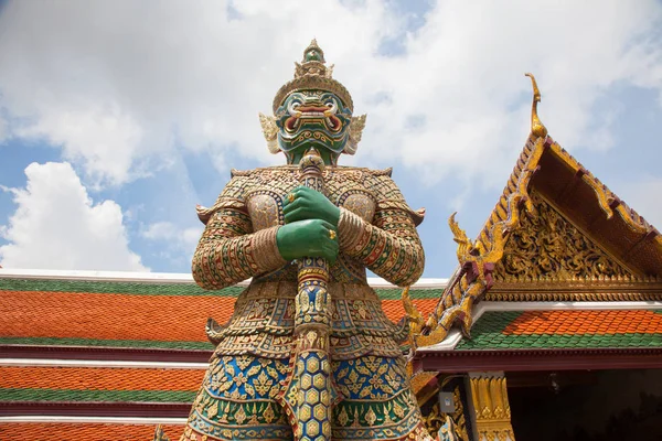 Guardián Del Demonio Wat Phra Kaew Grand Palace Bangkok — Foto de Stock