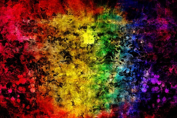 Abstracte Grunge Achtergrond Regenboogkleuren — Stockfoto