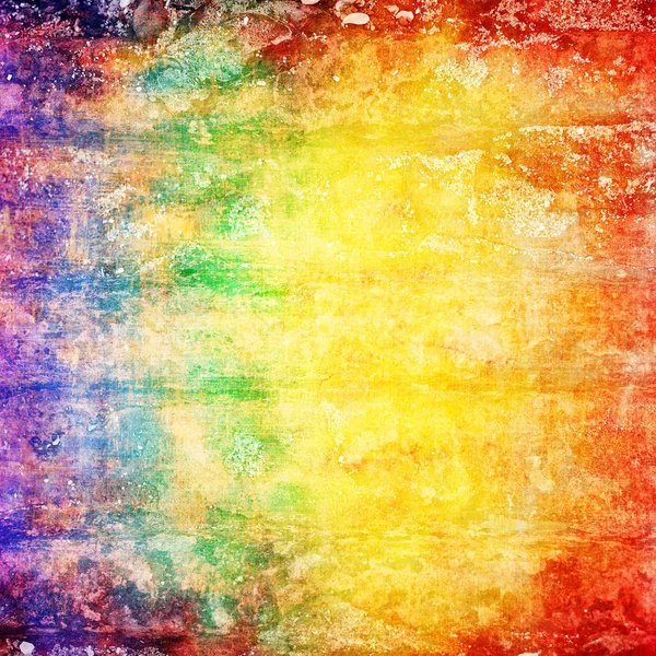 Grunge 背景在彩虹的颜色 — 图库照片