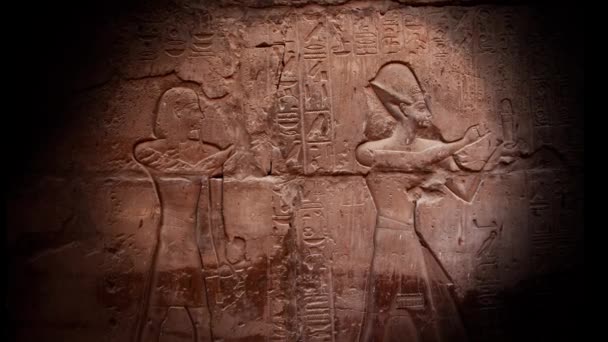 Chrám Karnaka Luxoru Egypt — Stock video
