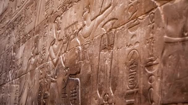 Karnak Tempel Luxor Ägypten — Stockvideo