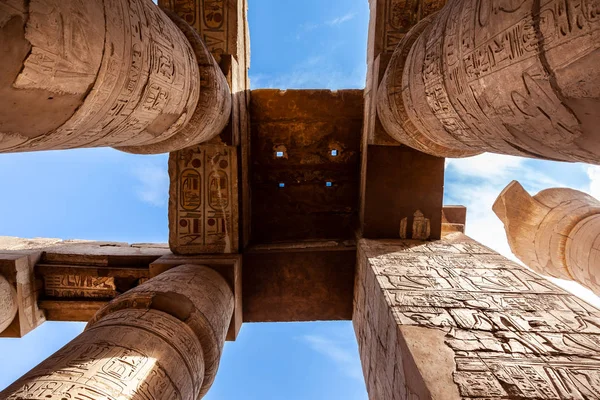 Templul Karnak Din Luxor Egipt — Fotografie, imagine de stoc