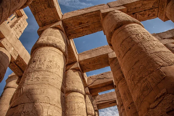 埃及卢克索的Karnak神庙 — 图库照片