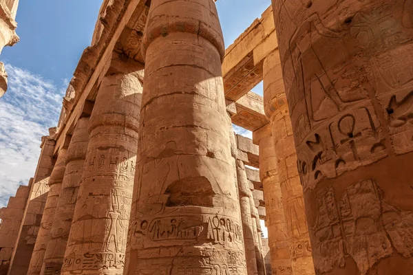 Templul Karnak Din Luxor Egipt — Fotografie, imagine de stoc