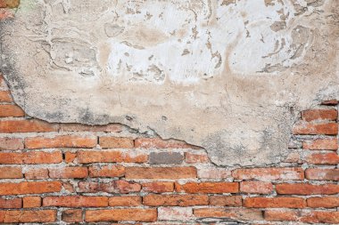 Detaylı kırmızı tuğla duvar arka planı