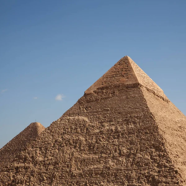 Єгипет Каїр Гіза Загальний Вигляд Піраміди — стокове фото